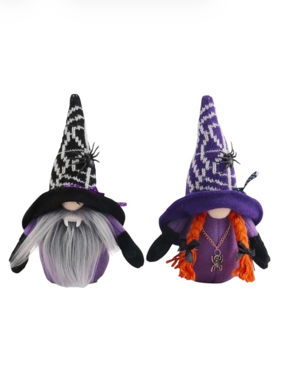 Other - Witch Gnome Plush Duo NIP